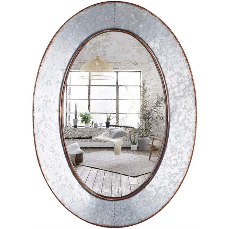 Rustic Metal Bathroom Mirrors Everything Bathroom